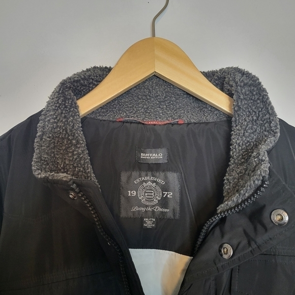 Buffalo David Bitton Men Black Jacket Size XXL - Picture 6 of 12